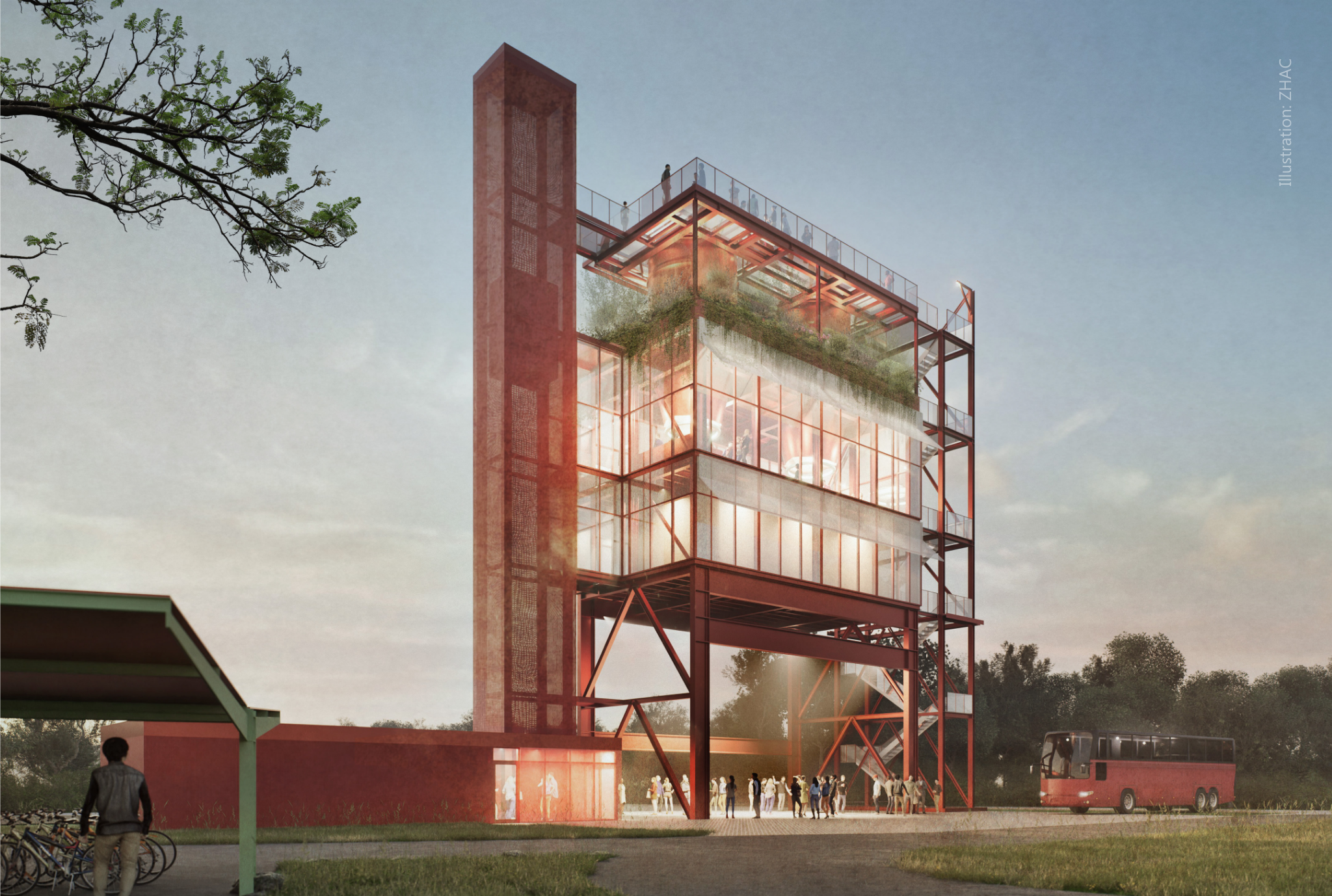 Turm Jackerath – Illustration: ZHAC