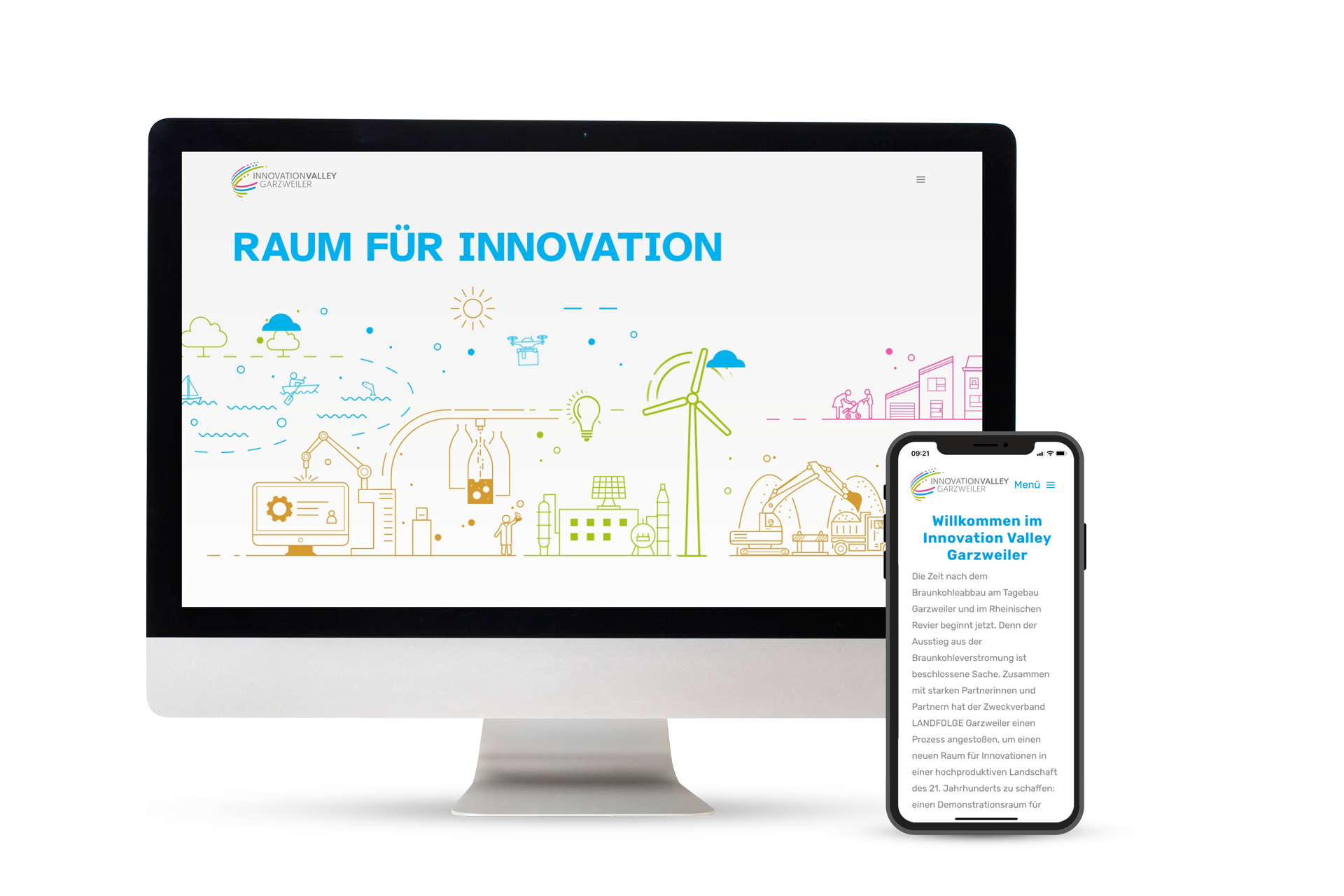 Innovation Valley Garzweiler mit neuer Website