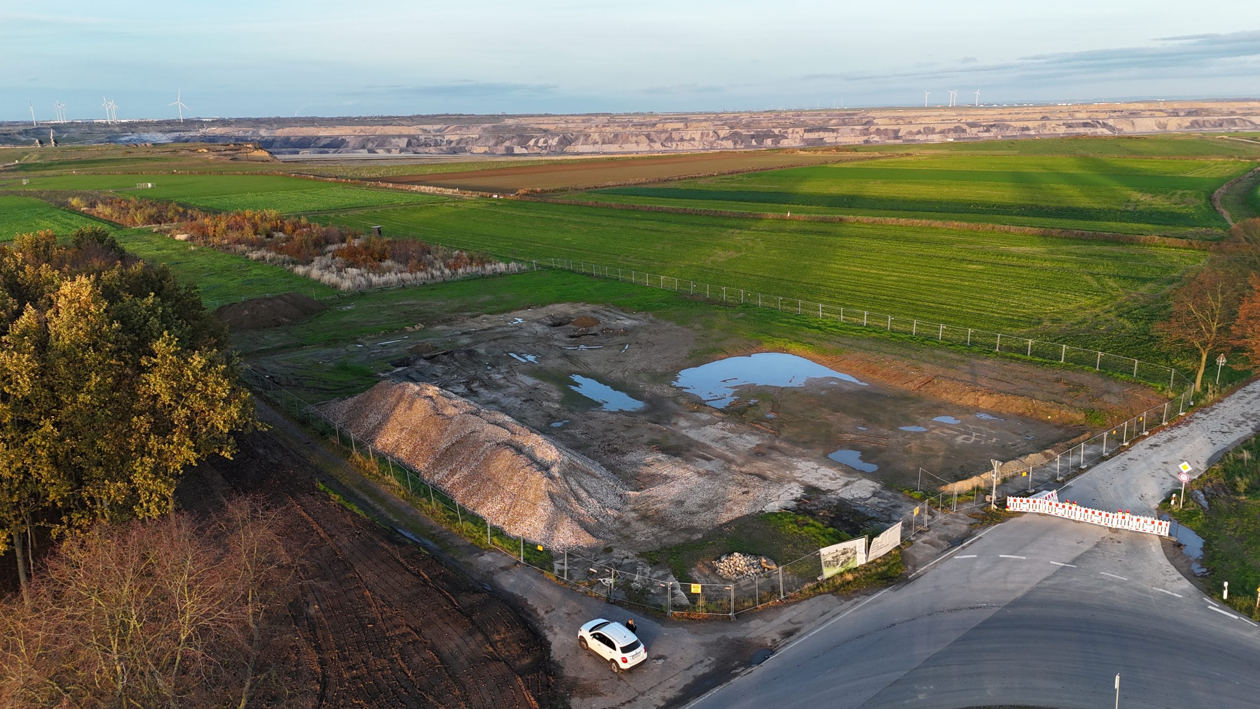 Dokumentationszentrum Tagebau Garzweiler: Planungen und Bauarbeiten schreiten voran